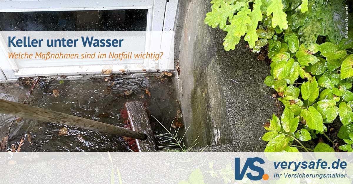 Wasser im Keller: Wasser abpumpen und Schlimmeres verhindern